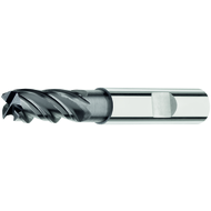 Schaftfräser VHM 35°/38° UT 4mm R0,25 Z=4 HB, TiAlN INOX